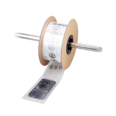 Custom Logo Perforierter LDPE vorgeöffneter Beutel auf Rollen für automatisierte Maschinen