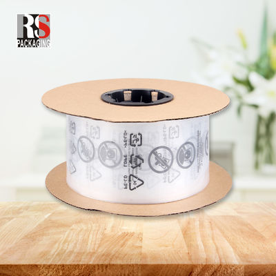 Custom Logo Perforierter LDPE vorgeöffneter Beutel auf Rollen für automatisierte Maschinen