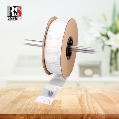 Druckdruck LDPE Polyperforierter Beutel auf einem Rollenventilator Falten vorgeöffneter Autobeutel