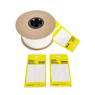 8X10" 2 Mil weiße Rückseite Vorgeöffnete Poly-Taschen auf einer Rolle