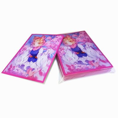 Durchsichtige, kundenspezifische Kunststoffkartenhülsen für MTG-Karten, TCG Yugioh-Kartenschutz