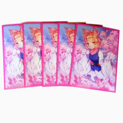 Durchsichtige, kundenspezifische Kunststoffkartenhülsen für MTG-Karten, TCG Yugioh-Kartenschutz