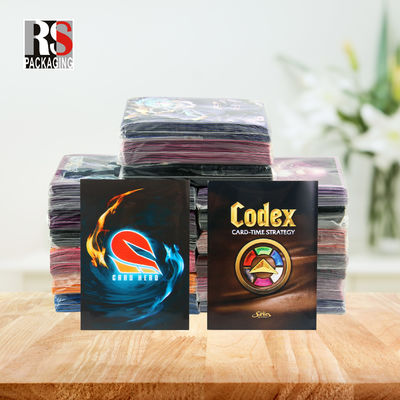 Durchsichtige, kundenspezifische Kunststoffkartenhülsen für MTG-Karten, TCG Yugioh-Kartenschutz