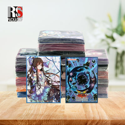 Durchsichtige, kundenspezifische Kunststoffkartenhülsen für MTG-Karten, TCG Yugioh-Kartenschutz