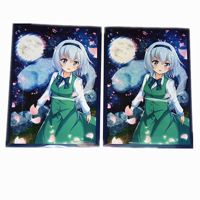 Transparente PP-Plastikkartenhülle für Hologramm-Spiel-Schutzkarte