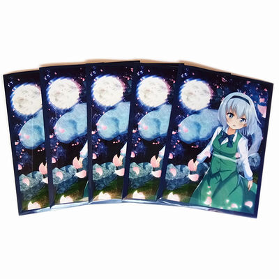 Transparente PP-Plastikkartenhülle für Hologramm-Spiel-Schutzkarte