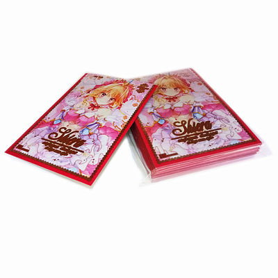 Tischplatten aus Kunststoff Anime Spielkarten Schützer Ärmel kundenspezifische Größe und gedruckte Logo