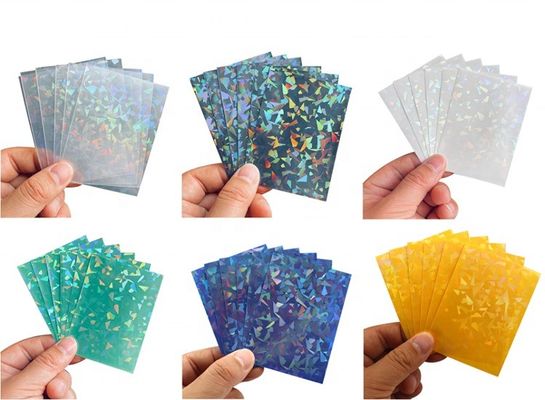 Top Open PP Trading Spiel Kartenhüllen Holographischer Toploader Hüllen Custom Art gedruckt