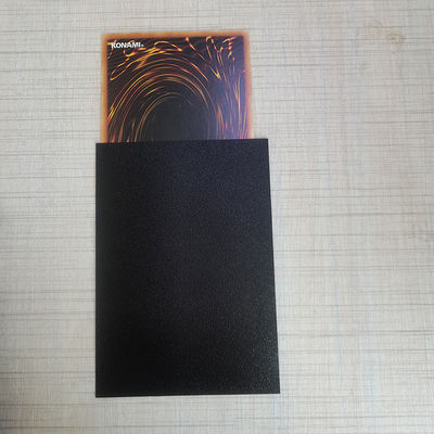 50 / 60 / 100 Stück schwarze Kartenhülsen Toploaders für Handelskarten Versiegelung Griff Top Open