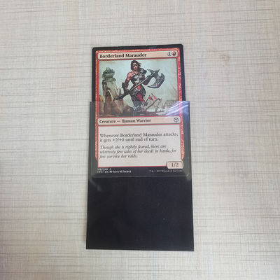 50 / 60 / 100 Stück schwarze Kartenhülsen Toploaders für Handelskarten Versiegelung Griff Top Open