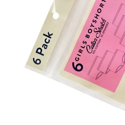PET / VMPET / CPP-Zipper-gedruckte Poly-Tasche für Bikini / Seidenstrümpfe / Sockenverpackung