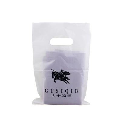 Custom Mylar Die Cut Handle Poly Taschen recycelbare Kunststoff-Geschenk-Tasche