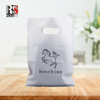 Custom Mylar Die Cut Handle Poly Taschen recycelbare Kunststoff-Geschenk-Tasche
