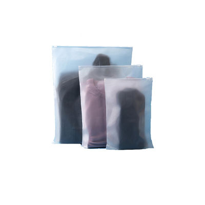 CPE / PE / PPE Druck Poly Bag Feuchtigkeitsdicht Mylar Frosted Zip Lock Taschen für Kleidung