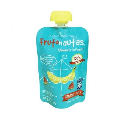 Spülbeutel BAP kostenlose Babynahrung Verpackungstüte Flüssiges Saft Getränke Beutel mit Schraubkappe
