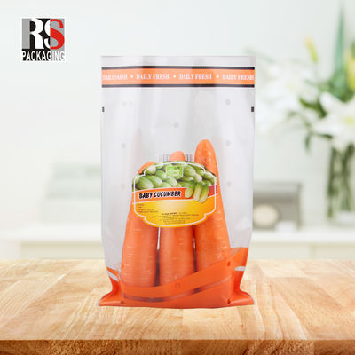 CPP OPP-Polyethylen-Mikroperforierter Zip Lock-Plastikbeutel für frisches Gemüse