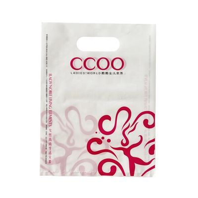 Opaque LDPE Die Cut Handle Einkaufstasche Kunststoff-Einkaufstasche