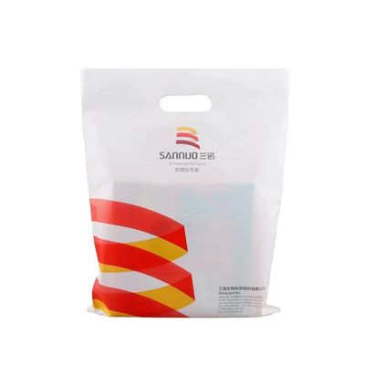 Die Cut Handle LDPE Einkaufstüte Ökofreundliche recycelbare Lebensmittel Kunststofftüten