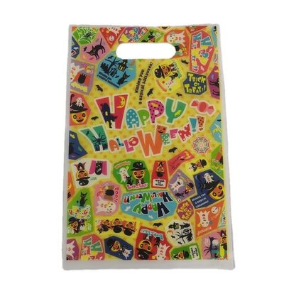 Die Cut Handle LDPE Einkaufstüte Ökofreundliche recycelbare Lebensmittel Kunststofftüten