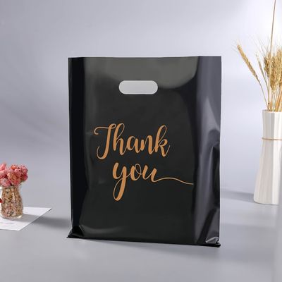 Custom Logo Druck Handgriff Einkaufstüte Wiederverwendbare Kunststoff Geschenktüten Für Einzelhandelsgeschäfte