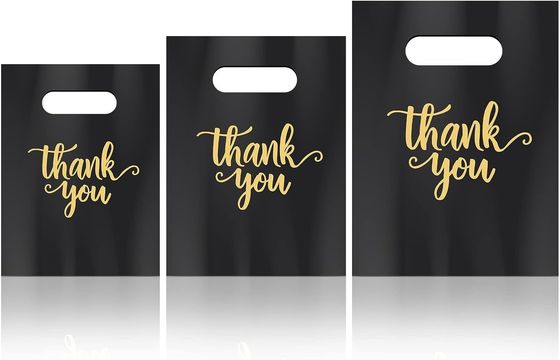 Custom Logo Druck Handgriff Einkaufstüte Wiederverwendbare Kunststoff Geschenktüten Für Einzelhandelsgeschäfte