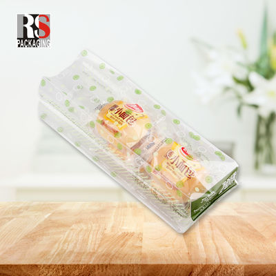 Brot Kreuz Quadrat Boden PP Taschen Kunststoff OPP Lebensmittelverpackung Bopp Block Boden Taschen für Kuchen
