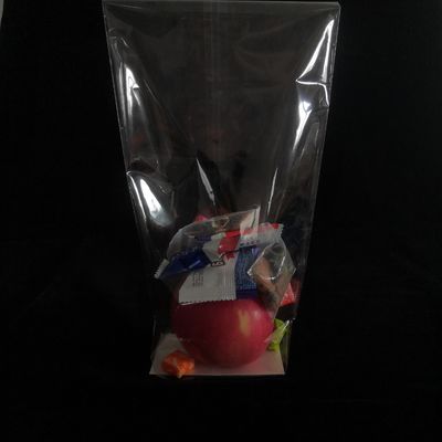 Poly Opp Kreuzblock Quadrat Boden Plastiktüten Wiederverschließbare Lebensmittelverpackungstüten