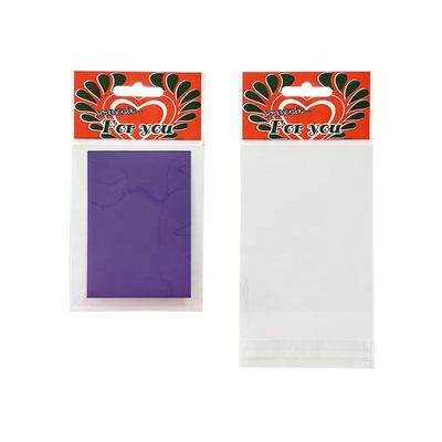 Besonders gedruckte Opp Header Tasche selbstklebende Dichtung mit Display Hang Loch