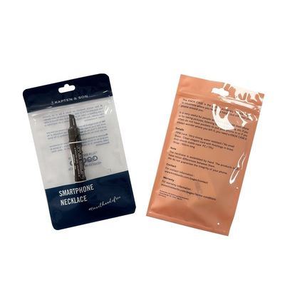 Besonders gedruckte Opp Header Tasche selbstklebende Dichtung mit Display Hang Loch