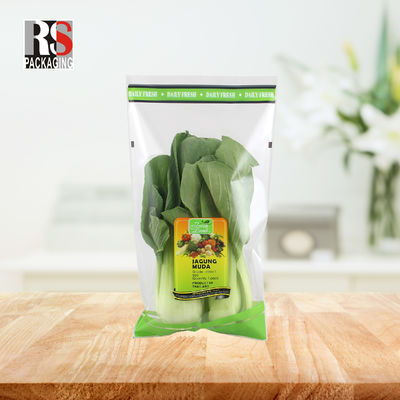 Frisches Gemüse Verpackung Plastiktüten Nebelschutz Customized Logo
