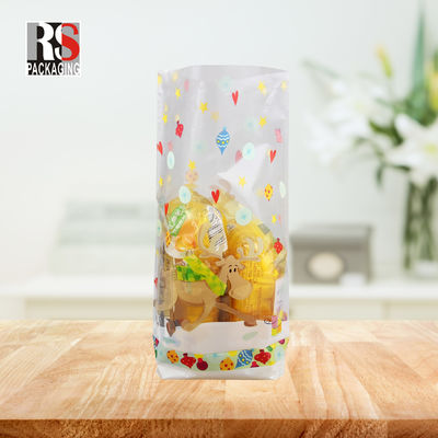 Lebensmittelverpackung Stand-up-Tasche mit Querschnitt-Block-Boden und Cellophane-sichere Behandlung