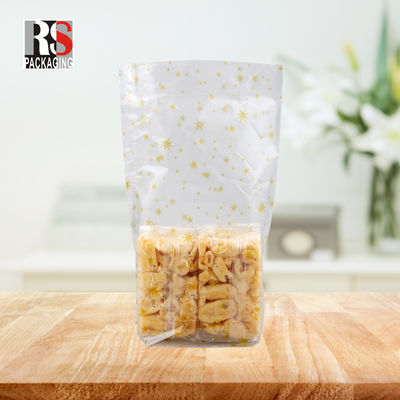 Quadratische Unterseite OPP Tasche Custom Design für die Verpackung von Snacks in klaren oder kundenspezifischen Farben