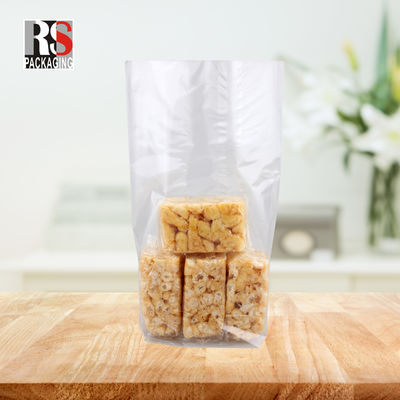 Quadratische Unterseite OPP Tasche Custom Design für die Verpackung von Snacks in klaren oder kundenspezifischen Farben