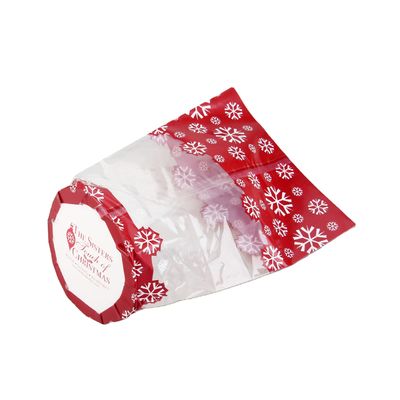 Transparente Flachbodenbeutel Verpackung OPP-Kunststoffbeutel mit Klebstoffdichtung