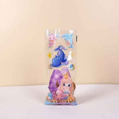 Recycelbare, kundenspezifische, gedruckte Zellophan-Geschenkbeutel für Party-Leckereien