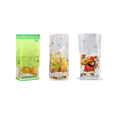 Transparente Flachbodenbeutel Verpackung OPP-Kunststoffbeutel mit Klebstoffdichtung