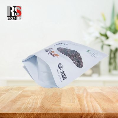 Schokoladen-Mylar-Verpackungstüten nach Maß, klappbar, wieder verschließbar, hochstehend, mit Zip-Sperre