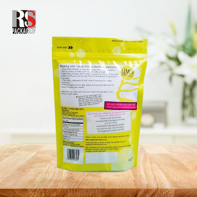Tischgeschirr Einweg-Laminate Poly Bag Reißverschluss Stehen wieder verschließbare Plastiktüten