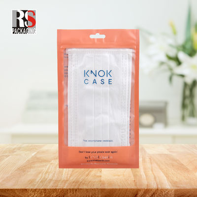Wiederverschließbare, geruchsfeste, dreiseitige, versiegelte Poly-Tasche für Patch-Verpackungen