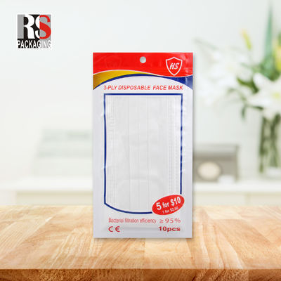 Wiederverschließbare, geruchsfeste, dreiseitige, versiegelte Poly-Tasche für Patch-Verpackungen
