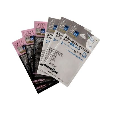 Wire Line Verpackung Klar Stand Up Zipper Bag Feuchtigkeitsdicht für USB-Kabel Verpackung