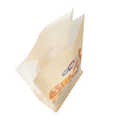 Bestellung Achtseilsiegel Flachboden Aufstehen Verpackungstüten für Frühstückscerealien