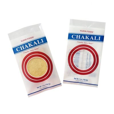 Mylar Clear Kunststoff Stand Up Zipper Bag Cookie Verpackungstüten mit Gravure Druck