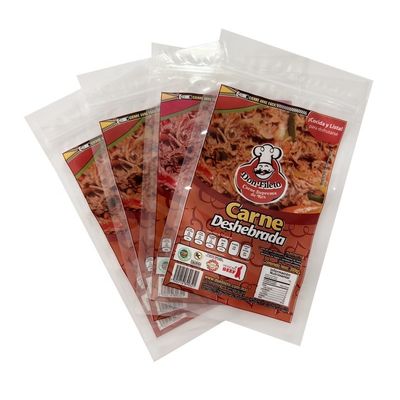 Wiederverwendbare Mylar Zip Lock Gefrierbeutel Flachgefrierbeutel Custom Logo Druck