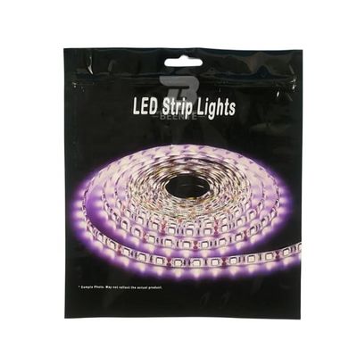 Customized Size LED Streifen Zip Lock Plastikfolie Verpackungstüten für elektronische Verpackungen