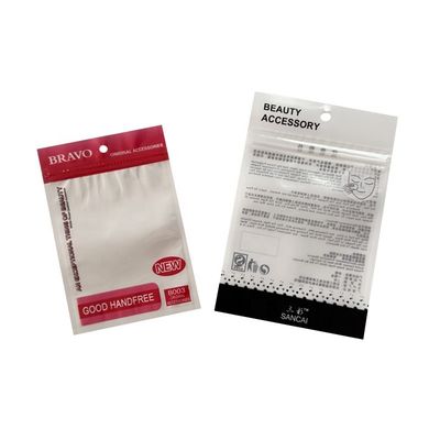 Elektronische Verpackung Durchsichtige Plastik-Ziplock-Taschen aus OPP / CPP-Materialstruktur