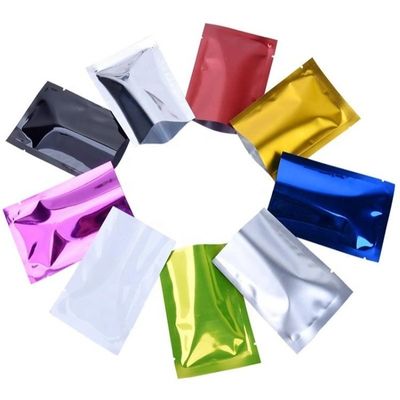 Logo-Druck Flach 3 Seiten Siegel Tasche für Parfüm Lotion Creme Pulverbeutel