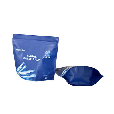 Matte Aluminiumfolie Kunststoff Aufstehen Reißverschluss Tasche Lebensmittel kompostierbare Aufstehen Taschen