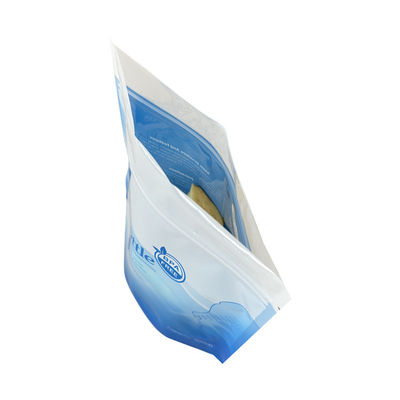 Foldable wieder verschließbare Zip-Siegel Mylar-Taschen mit Frosted-Fenster-Wärmesiegel Logo-Druck