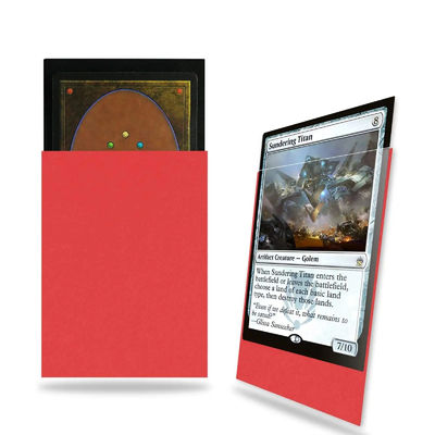 Wiederverwertbares Material Kartenhüllen Starke Verschleißfestigkeit Individuelles Muster